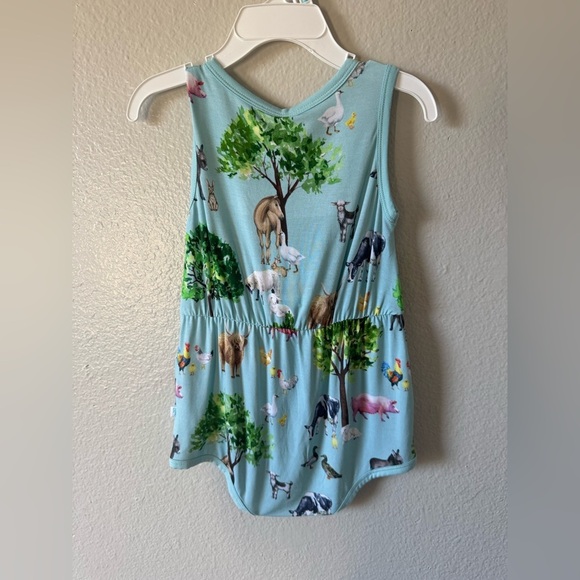 Posh Peanut Varsity Bubble Romper - Brayden - Picture 7 of 9